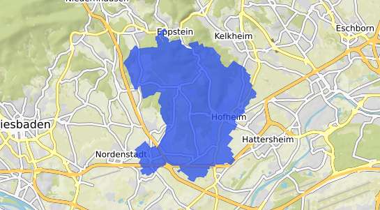 Bodenrichtwertkarte Hofheim am Taunus